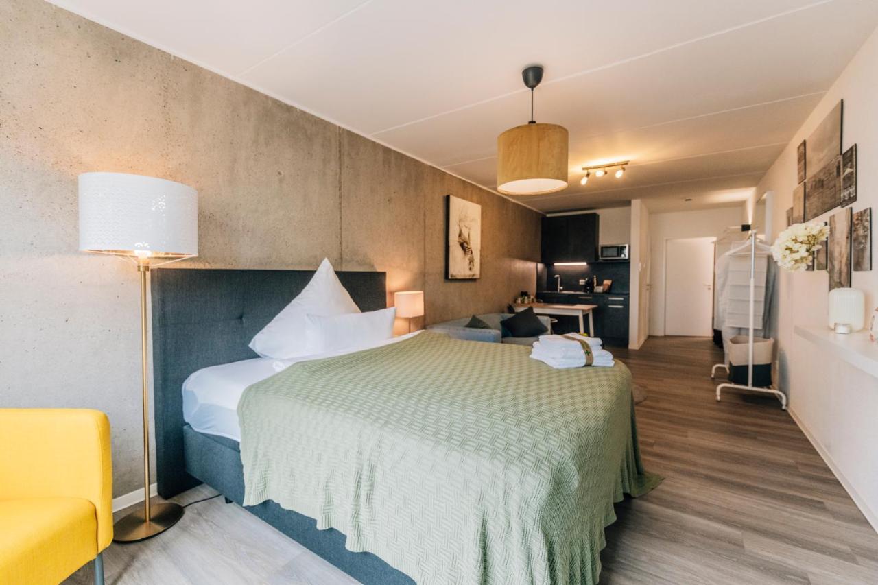 Modernes Stadt-Apartement Mitte Bielefeld Exteriér fotografie